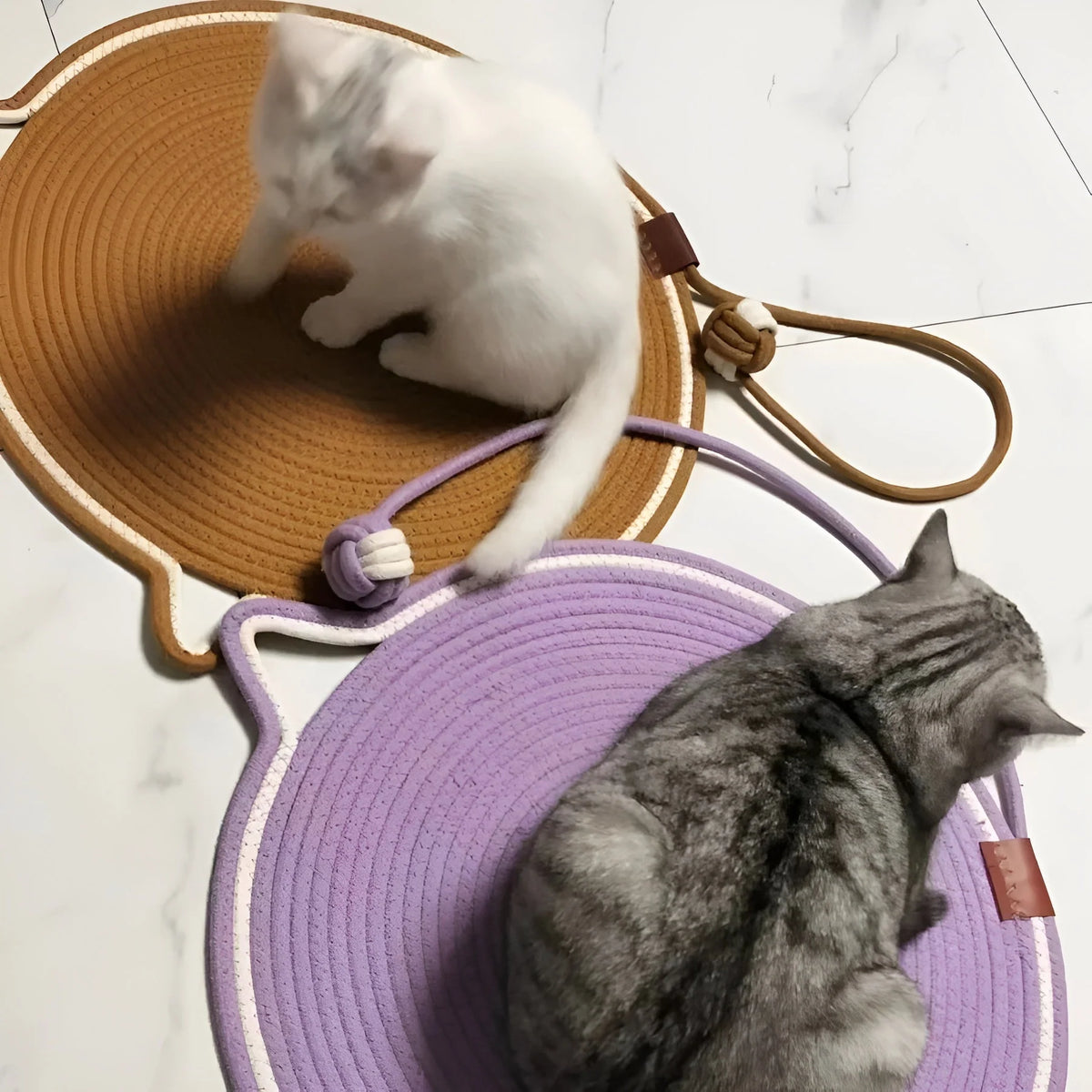 Cat Scratching Mat | Cotton Rope & Furniture Protection | 42.5 cm