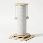 Cat Scratching Post | Natural Sisal & Reinforced Wood Base | 60 & 80 cm