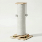 Cat Scratching Post | Natural Sisal & Reinforced Wood Base | 60 & 80 cm