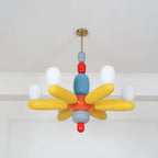 Ceiling Chandelier | Iron & Glass Balloon Cluster | 96 cm Diameter