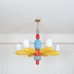Ceiling Chandelier | Iron & Glass Balloon Cluster | 96 cm Diameter