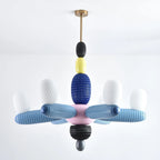Ceiling Chandelier | Iron & Glass Balloon Cluster | 96 cm Diameter