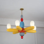 Ceiling Chandelier | Iron & Glass Balloon Cluster | 96 cm Diameter
