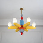 Ceiling Chandelier | Iron & Glass Balloon Cluster | 96 cm Diameter
