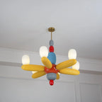 Ceiling Chandelier | Iron & Glass Balloon Cluster | 96 cm Diameter