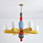 Ceiling Chandelier | Iron & Glass Balloon Cluster | 96 cm Diameter