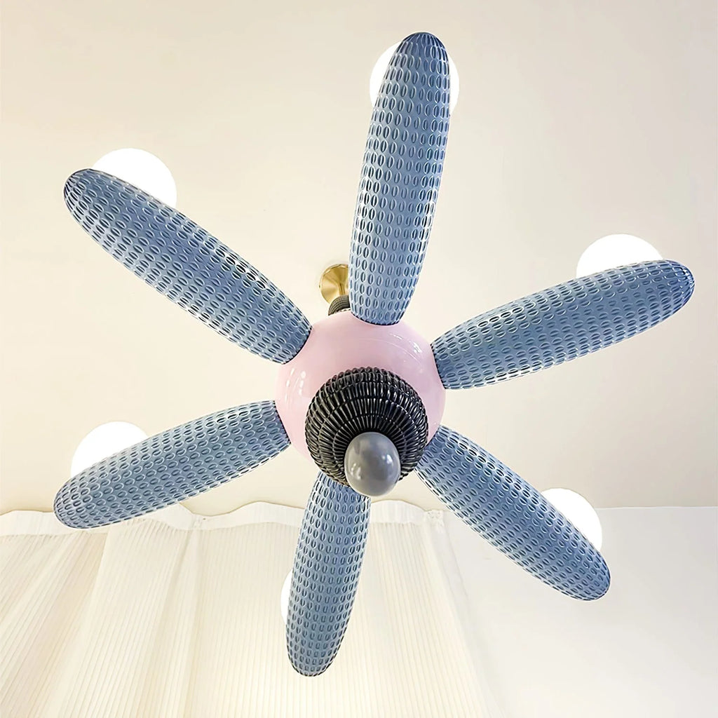 Ceiling Chandelier | Iron & Glass Balloon Cluster | 96 cm Diameter