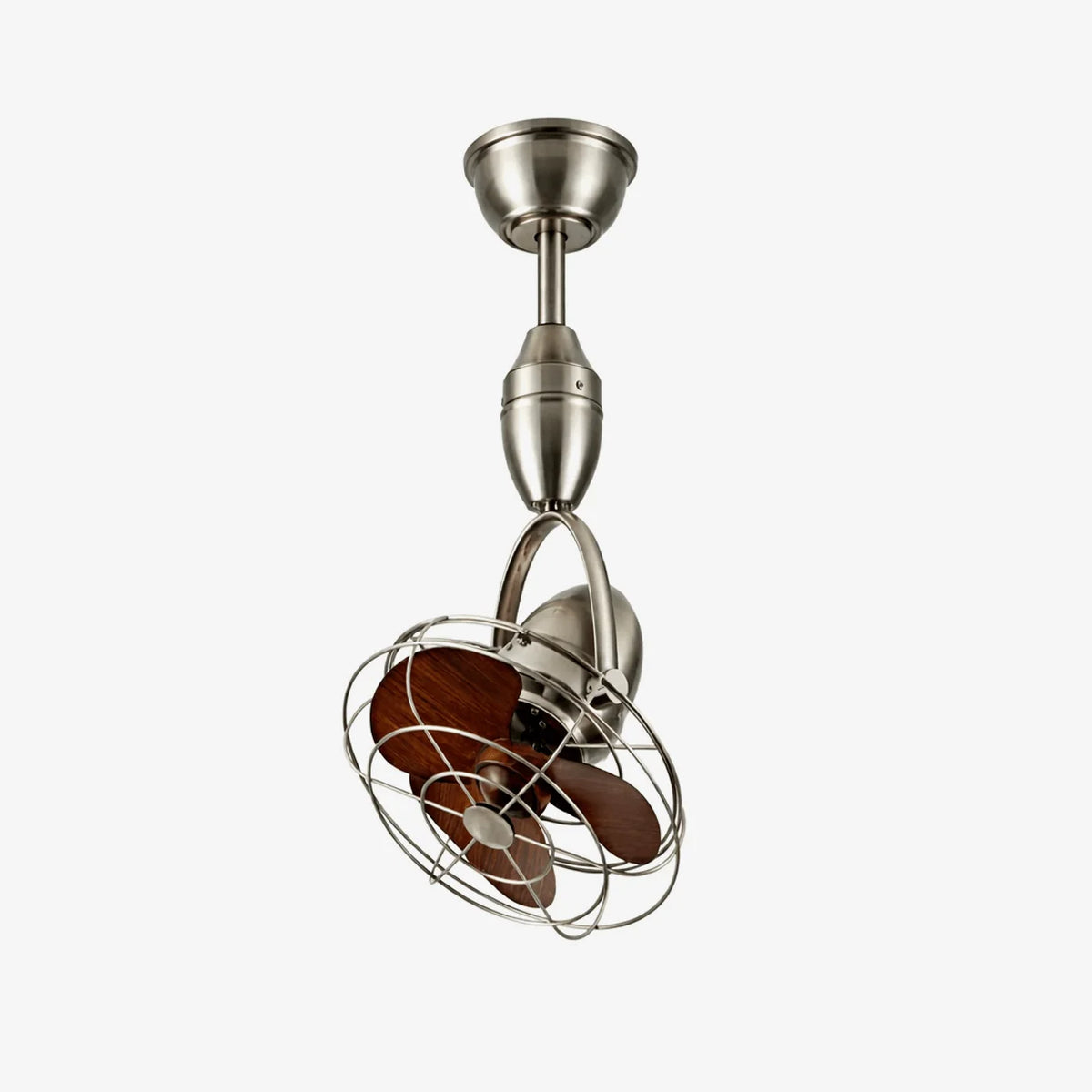 Ceiling Fan | Industrial Cage & Quiet Copper Motor | 12 in Sweep