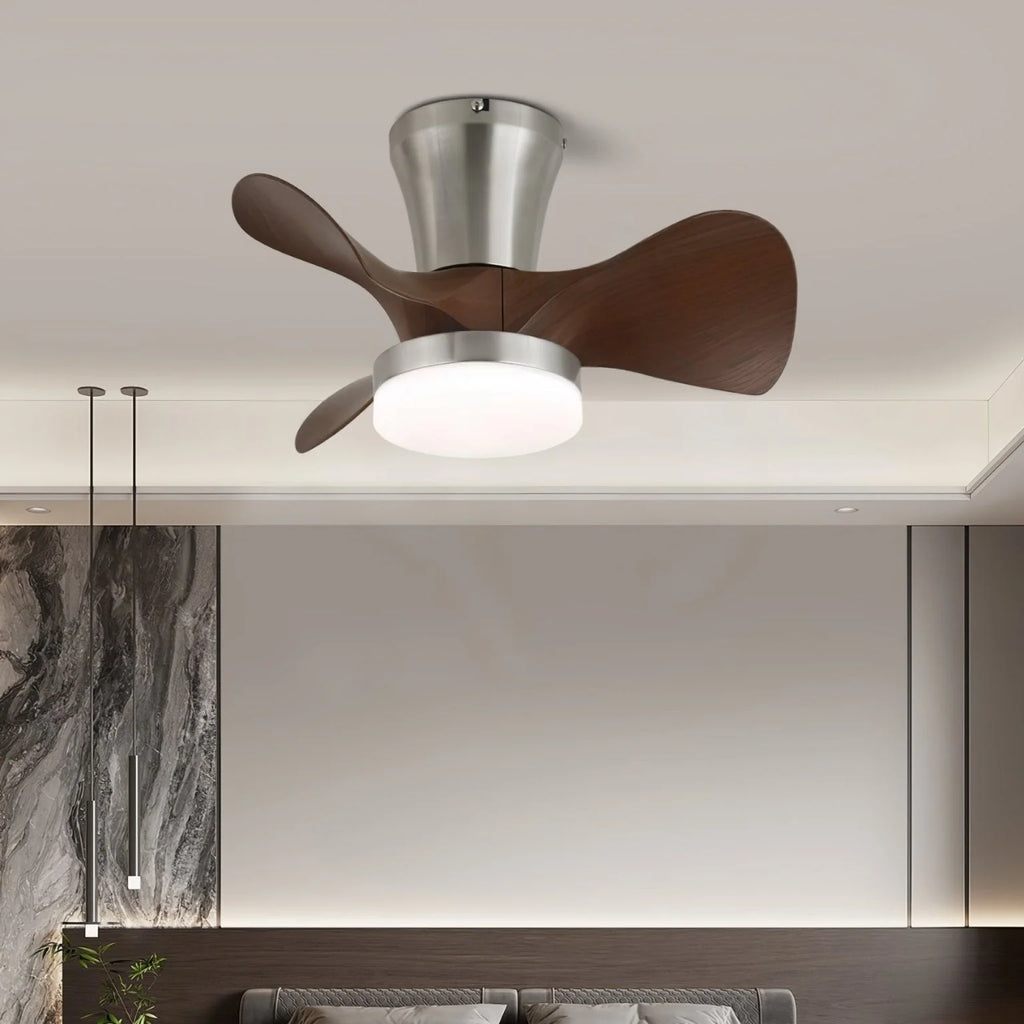 Ceiling Fan | Integrated LED, Copper Motor & Remote Control | 55 cm Diameter
