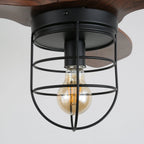 Ceiling Fan | Remote-Controlled 6-Speed & LED Light | 36 in