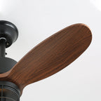 Ceiling Fan | Remote-Controlled 6-Speed & LED Light | 36 in