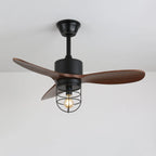 Ceiling Fan | Remote-Controlled 6-Speed & LED Light | 36 in