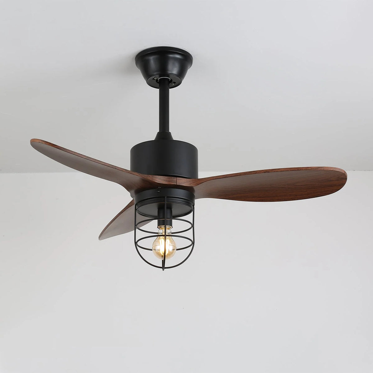 Ceiling Fan | Remote-Controlled 6-Speed & LED Light | 36 in