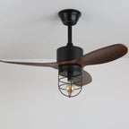 Ceiling Fan | Remote-Controlled 6-Speed & LED Light | 36 in
