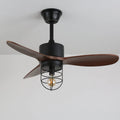 Ceiling Fan | Remote-Controlled 6-Speed & LED Light | 36 in