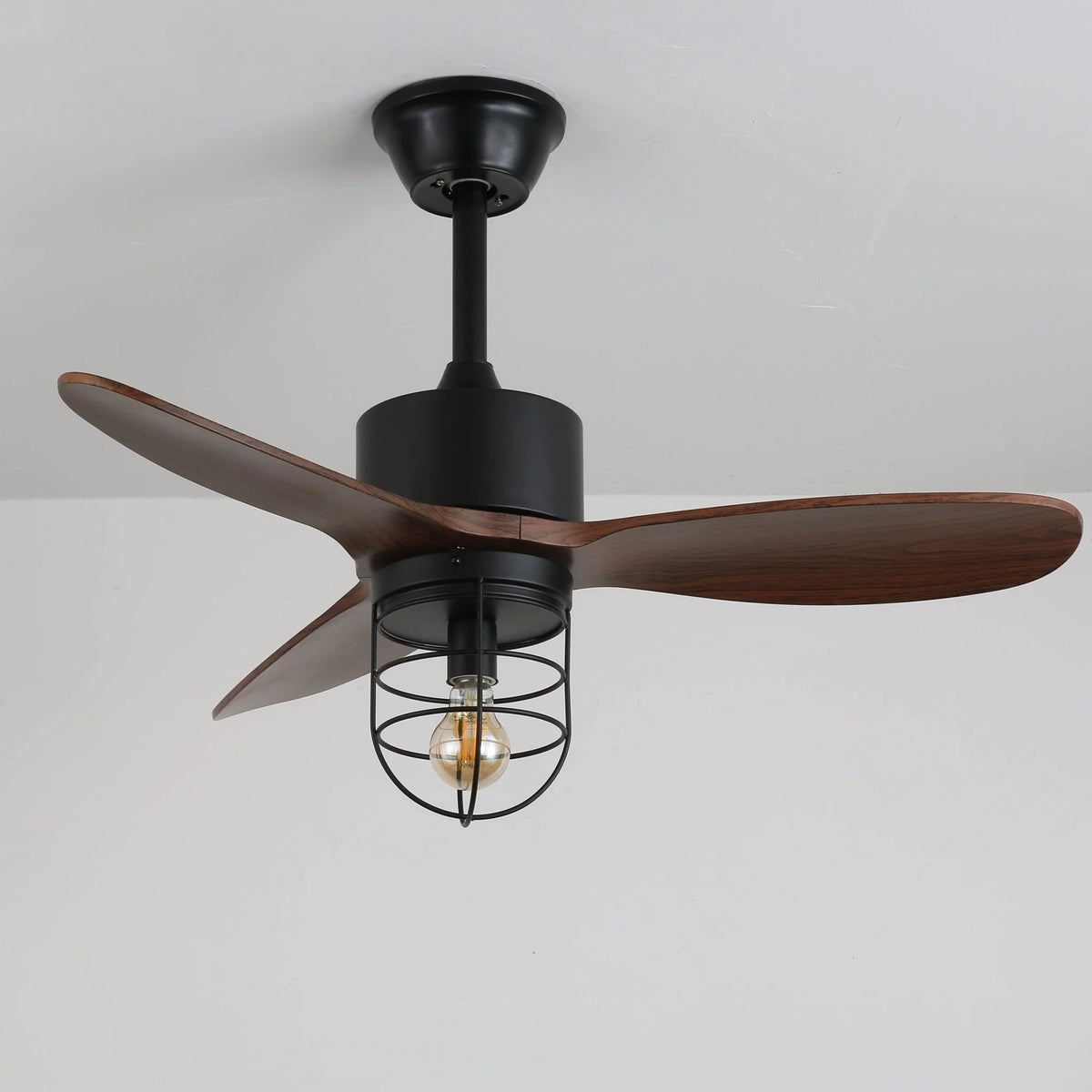Ceiling Fan | Remote-Controlled 6-Speed & LED Light | 36 in