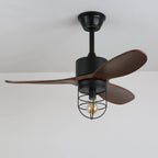Ceiling Fan | Remote-Controlled 6-Speed & LED Light | 36 in