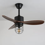 Ceiling Fan | Remote-Controlled 6-Speed & LED Light | 36 in