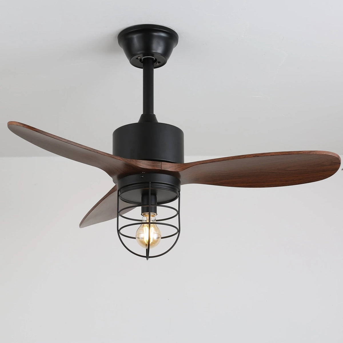 Ceiling Fan | Remote-Controlled 6-Speed & LED Light | 36 in