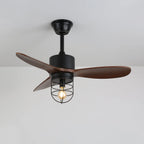 Ceiling Fan | Remote-Controlled 6-Speed & LED Light | 36 in