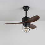 Ceiling Fan | Remote-Controlled 6-Speed & LED Light | 36 in