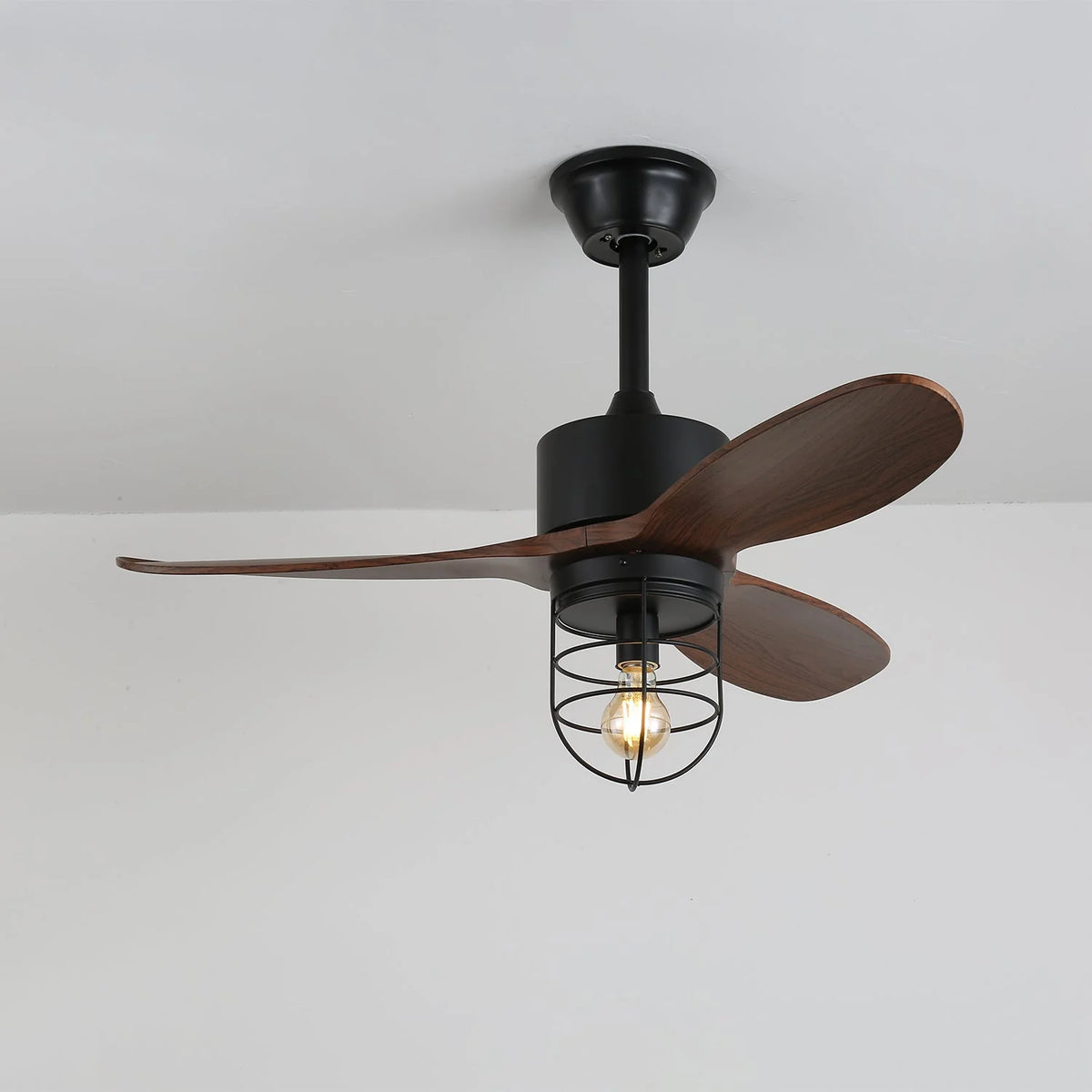 Ceiling Fan | Remote-Controlled 6-Speed & LED Light | 36 in