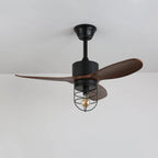 Ceiling Fan | Remote-Controlled 6-Speed & LED Light | 36 in