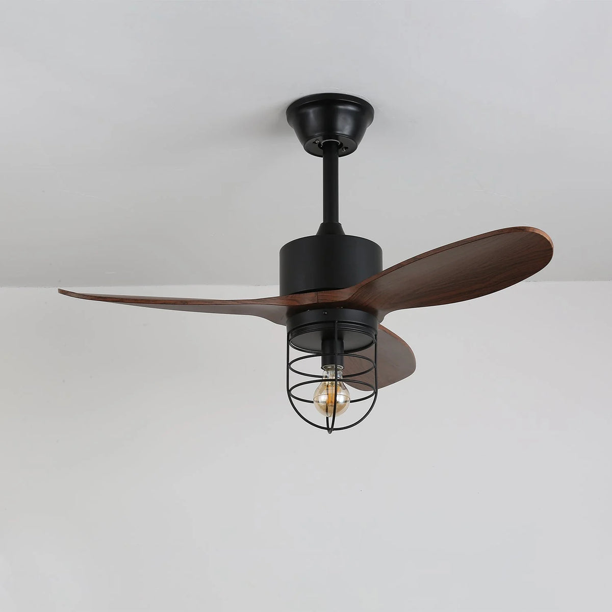 Ceiling Fan | Remote-Controlled 6-Speed & LED Light | 36 in