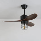 Ceiling Fan | Remote-Controlled 6-Speed & LED Light | 36 in