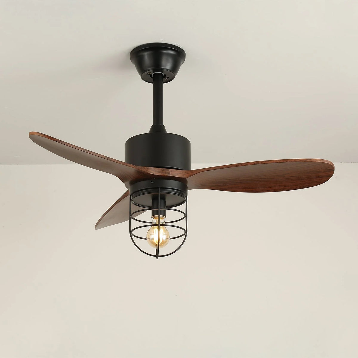 Ceiling Fan | Remote-Controlled 6-Speed & LED Light | 36 in