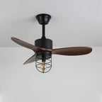 Ceiling Fan | Remote-Controlled 6-Speed & LED Light | 36 in