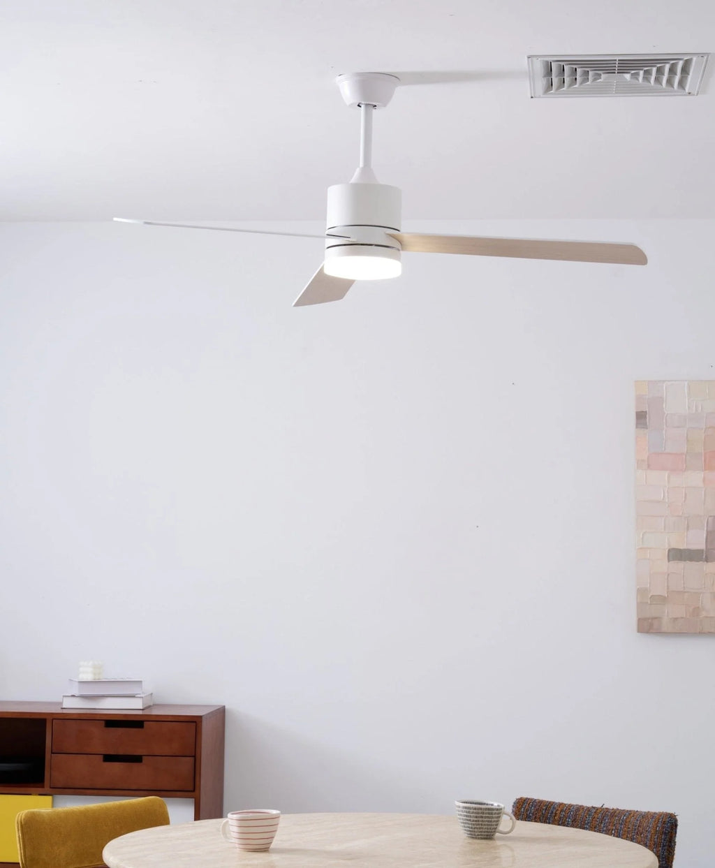 Ceiling Fan With Light | DC Motor & Integrated LED | 132 cm Diameter