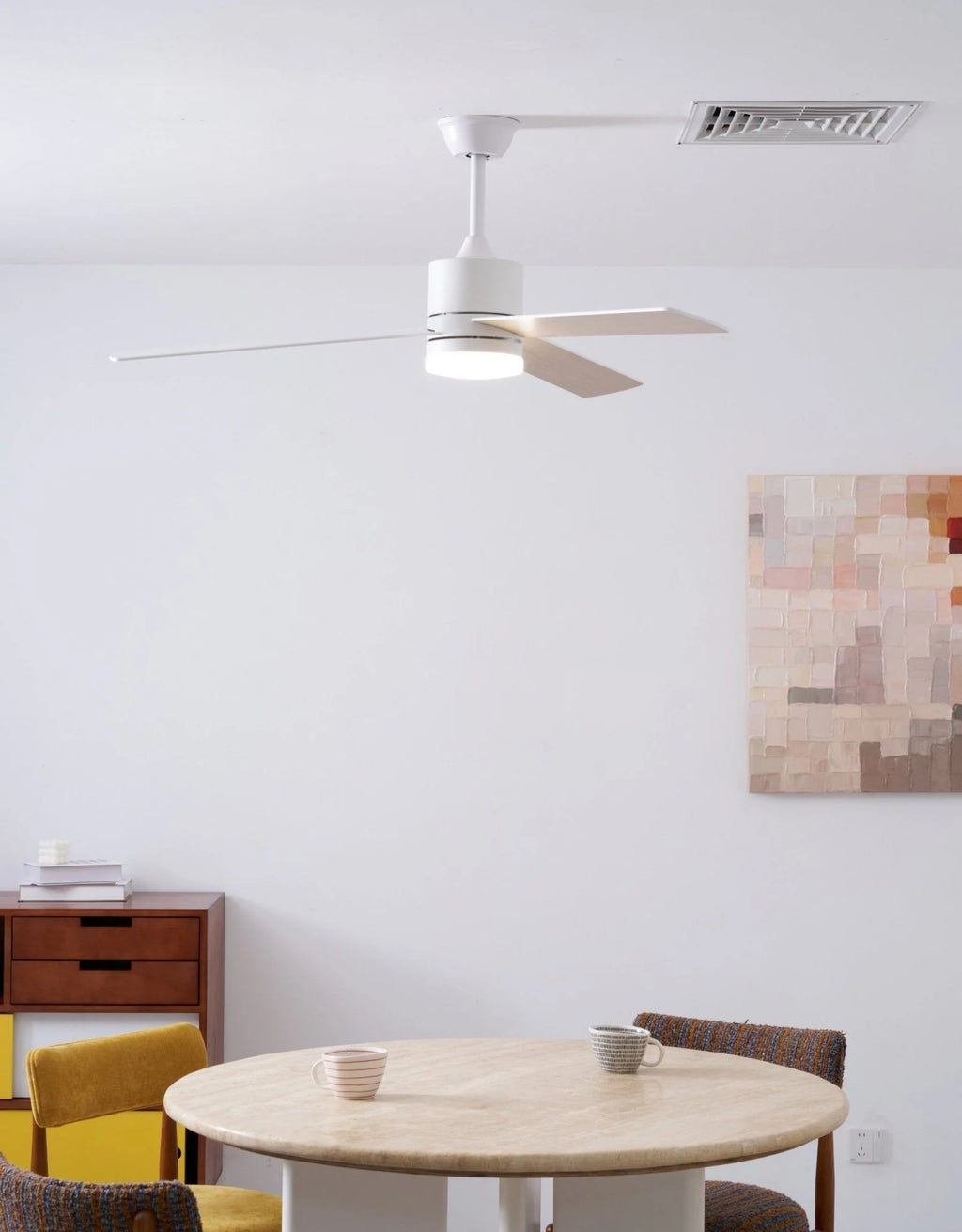 Ceiling Fan With Light | DC Motor & Integrated LED | 132 cm Diameter