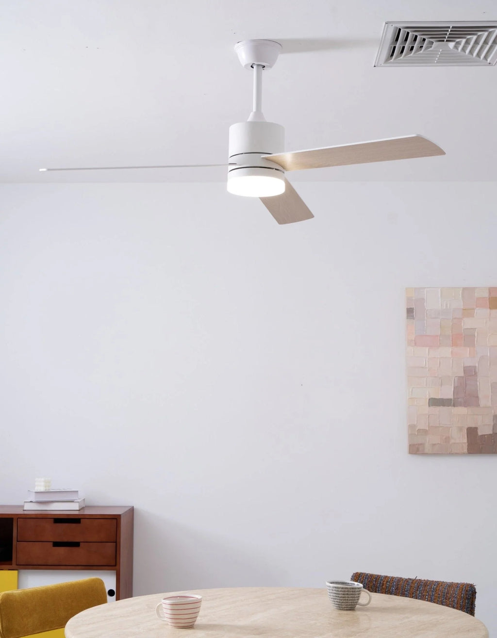 Ceiling Fan With Light | DC Motor & Integrated LED | 132 cm Diameter