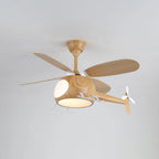 Ceiling Fan With Light | Integrated LED & Remote | Walnut Finish