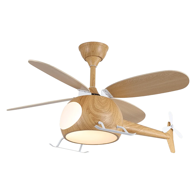Ceiling Fan With Light | Integrated LED & Remote | Walnut Finish