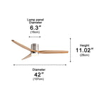 Ceiling Fan With Light | Wood-Inspired & Integrated LED