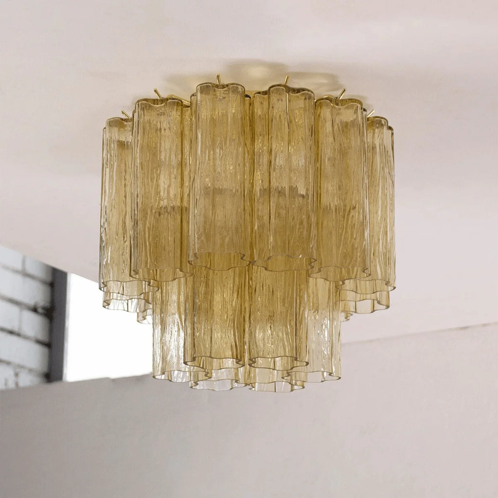 Ceiling Lamp | Handblown Murano Glass Starburst | 40 cm Diameter