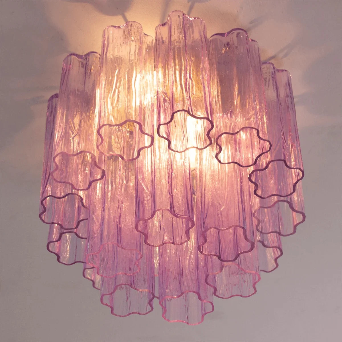 Ceiling Lamp | Handblown Murano Glass Starburst | 40 cm Diameter