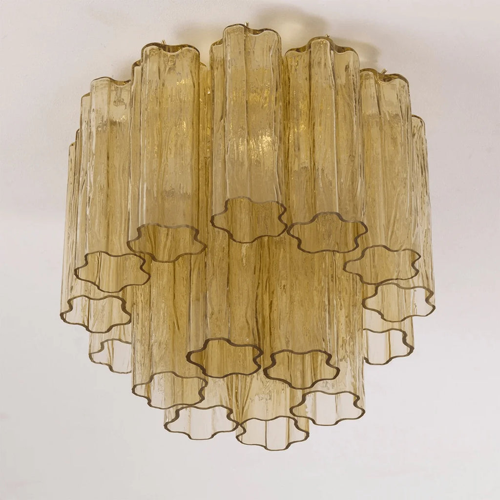 Ceiling Lamp | Handblown Murano Glass Starburst | 40 cm Diameter