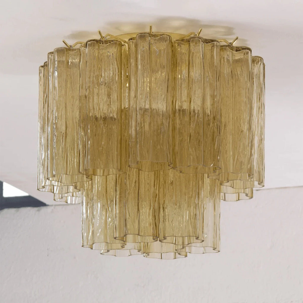 Ceiling Lamp | Handblown Murano Glass Starburst | 40 cm Diameter