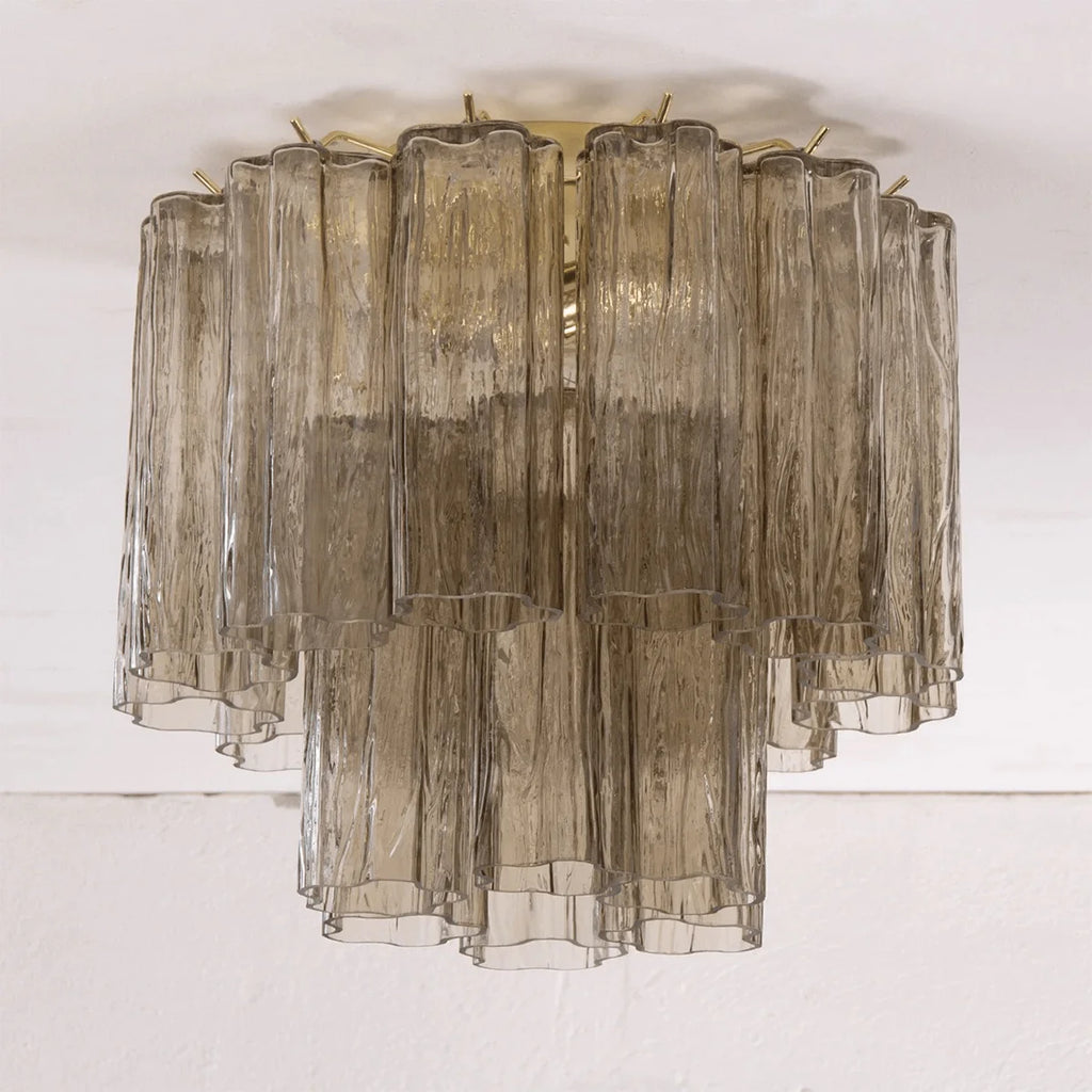 Ceiling Lamp | Handblown Murano Glass Starburst | 40 cm Diameter