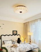 Ceiling Lamp | Integrated LED & Wood Canopy | Dia 40/50/60 cm