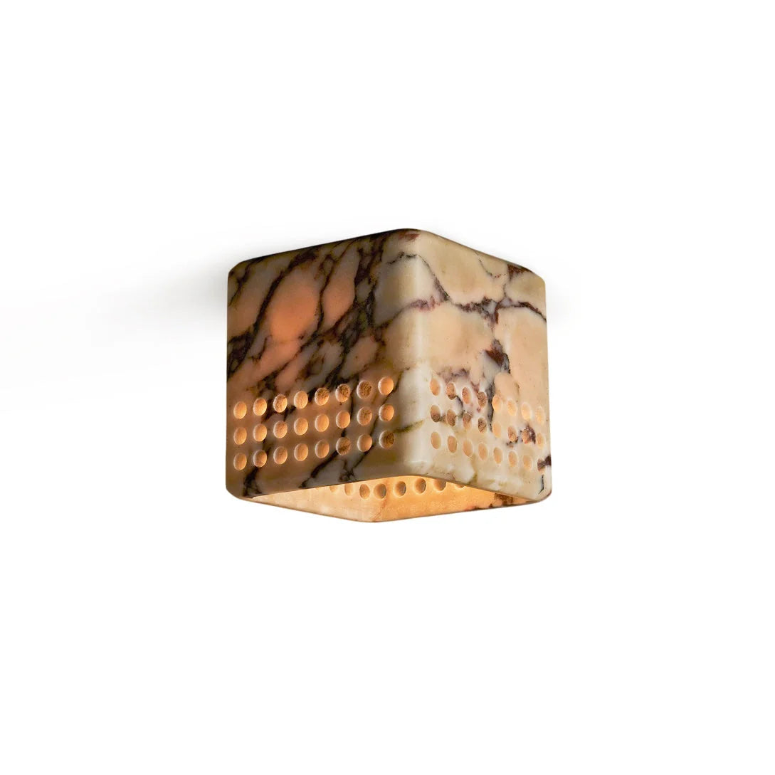 Ceiling Lamp | Marble Body & E27/E26 Socket | Ø 15 x H 15 cm