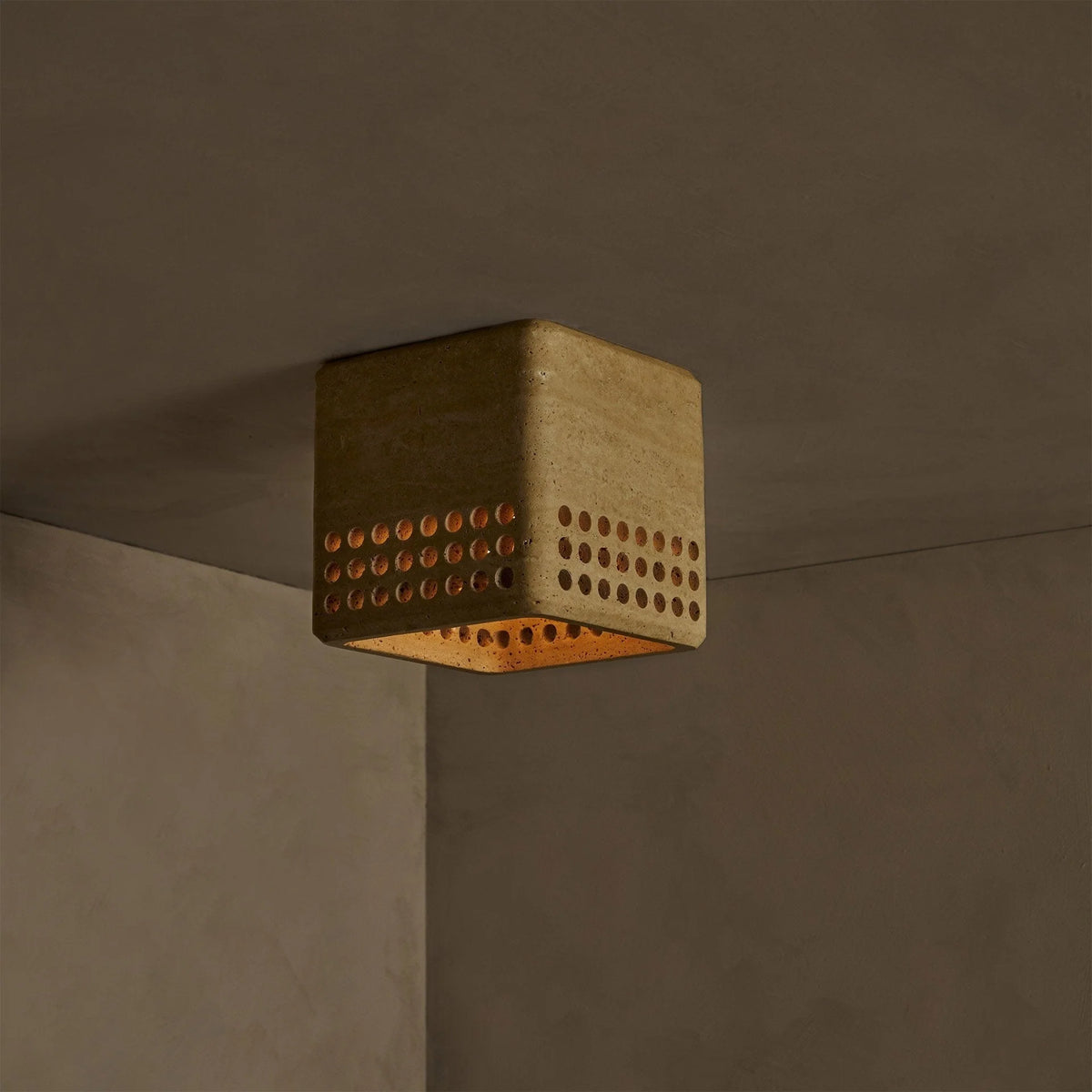 Ceiling Lamp | Marble Body & E27/E26 Socket | Ø 15 x H 15 cm