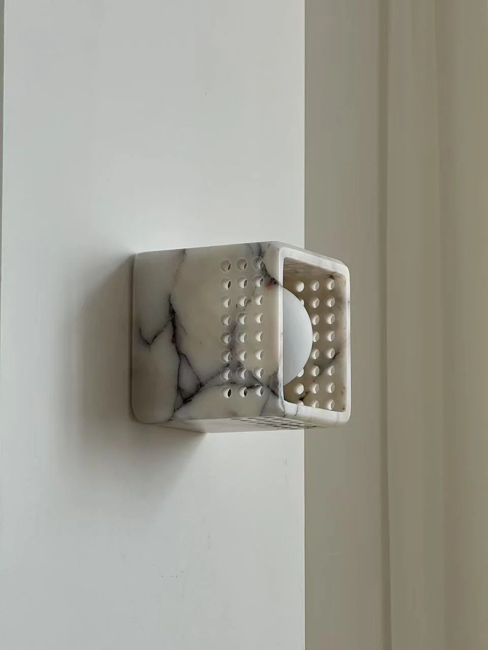 Ceiling Lamp | Marble Body & E27/E26 Socket | Ø 15 x H 15 cm