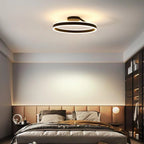 Ceiling Lamp | Modern Metal Ring & Dimmable | White/Black