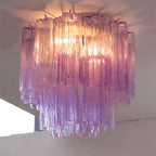 Ceiling Lamp | Murano Glass Star Design & LED Compatible | 40 cm Diameter