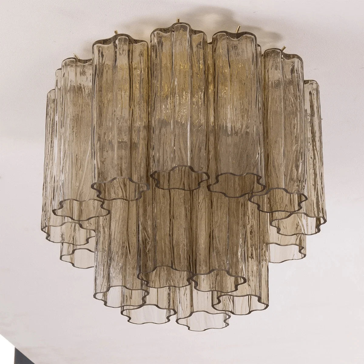 Ceiling Lamp | Murano Glass Star Design & LED Compatible | 40 cm Diameter