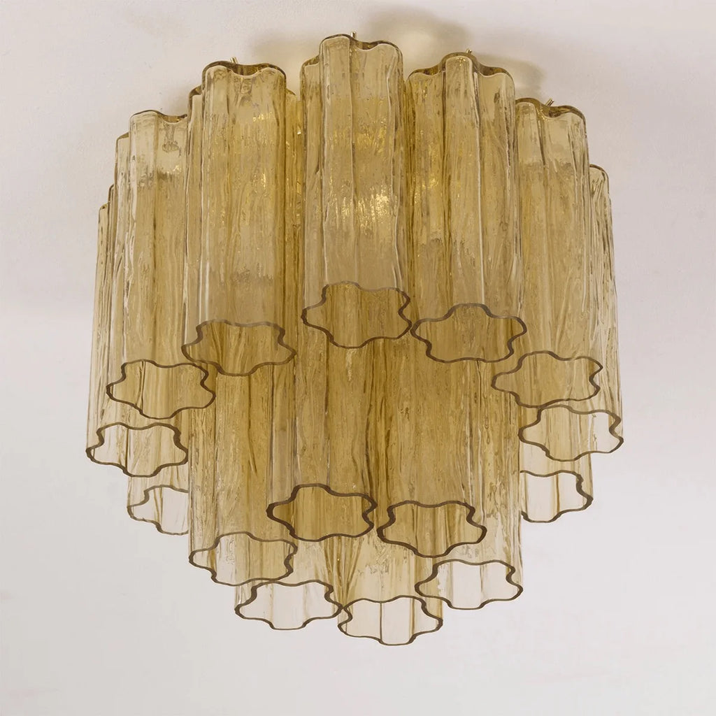Ceiling Lamp | Murano Glass Star Design & LED Compatible | 40 cm Diameter